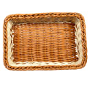 GET Rectangular Bread & Bun Basket, 17 1/2" x 11 1/2", Polypropylene, Two Tone (WB-1513-TT) thumbnail 2