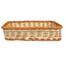 GET Rectangular Bread & Bun Basket, 17 1/2" x 11 1/2", Polypropylene, Two Tone (WB-1513-TT) thumbnail 3