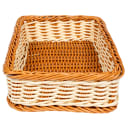 GET Rectangular Bread & Bun Basket, 17 1/2" x 11 1/2", Polypropylene, Two Tone (WB-1513-TT) thumbnail 4