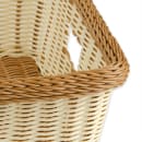 GET Rectangular Bread & Bun Basket, 23" x 17", Polypropylene, Two-Tone (WB-1517-TT) thumbnail 6