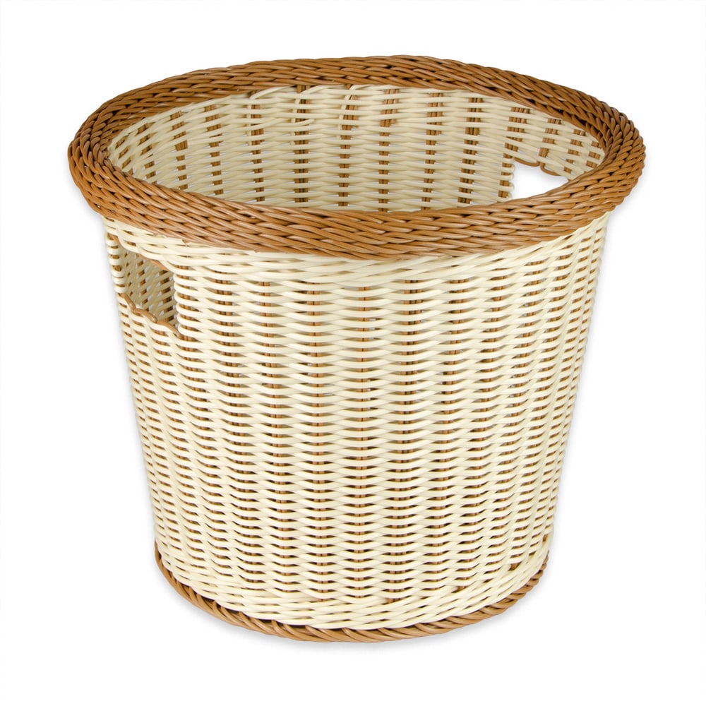 GET 14" Round Bread Basket, Polypropylene, Two-Tone (WB-1522-TT)