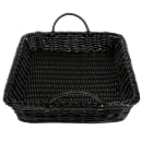 GET Rectangular Bread & Bun Basket, 18" x 12 1/4", Polypropylene, Black (WB-1524-BK) thumbnail 4