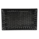 GET Rectangular Bread Basket, 21" x 12 3/4", Polypropylene, Black (WB-1552-BK) thumbnail 4