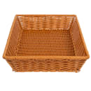 GET Rectangular Bread Basket, 21" x 12 3/4", Polypropylene, Honey (WB-1552-HY) thumbnail 4