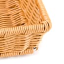 GET Rectangular Bread Basket, 16 1/4" x 11", Polypropylene, Honey (WB-1553-HY) thumbnail 5