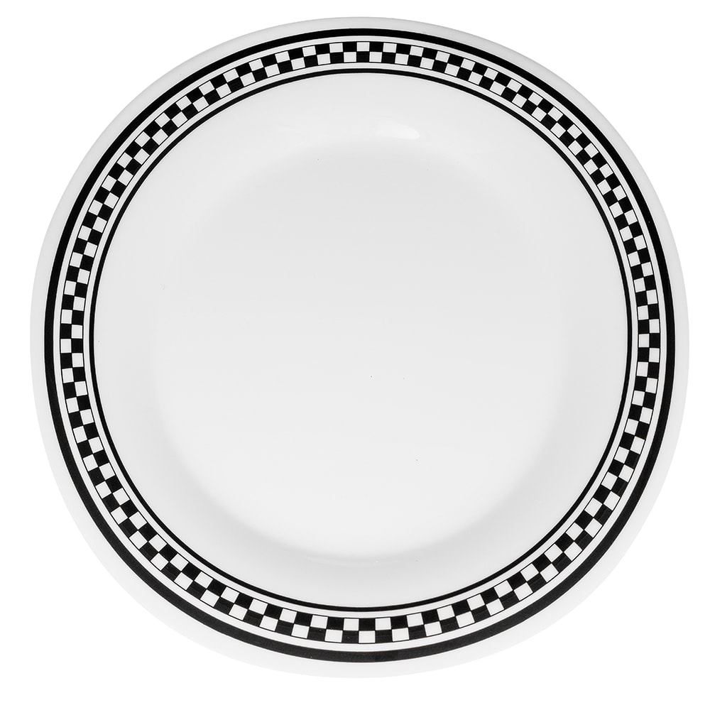 GET 10 1/2" Round Melamine Dinner Plate, White (WP-10-X)