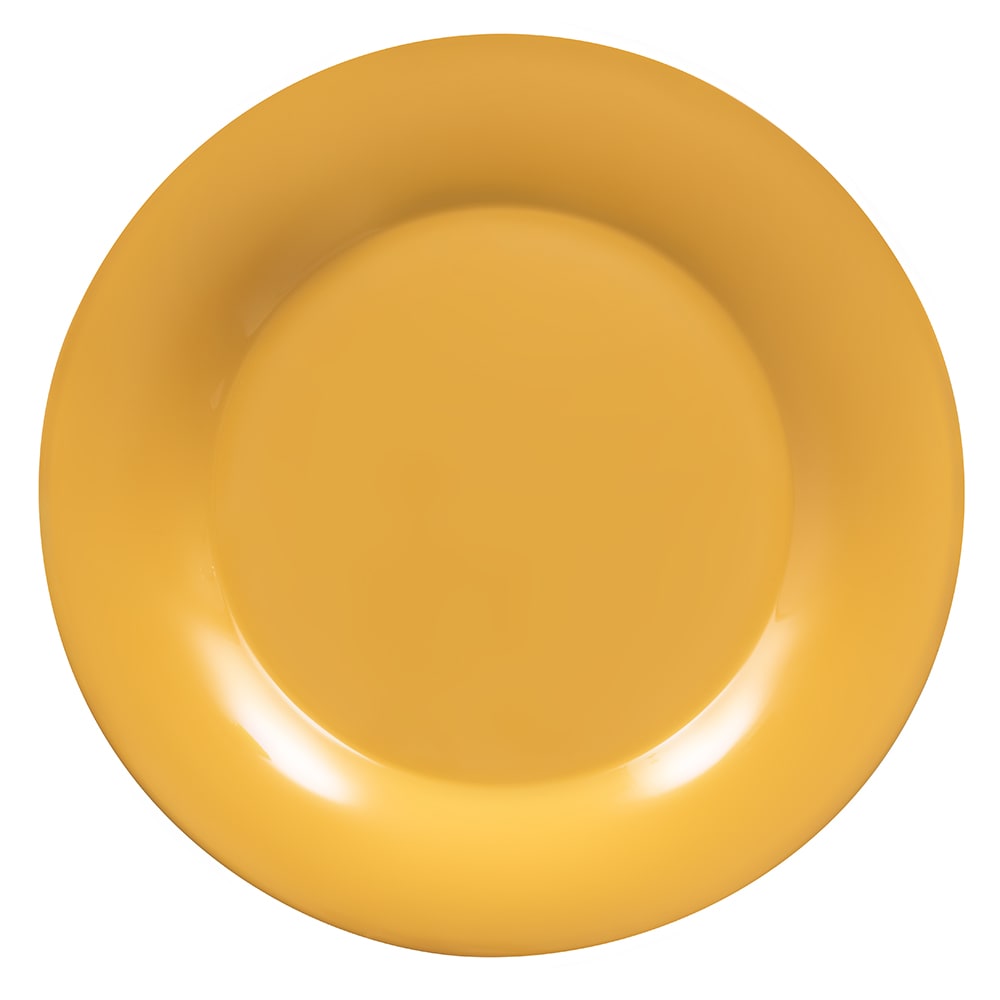 GET 12" Round Melamine Dinner Plate, Tropical Yellow (WP-12-TY)
