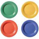 GET 5 1/2" Round Melamine Dessert Plate, Assorted Colors (WP-5-MIX) thumbnail 2