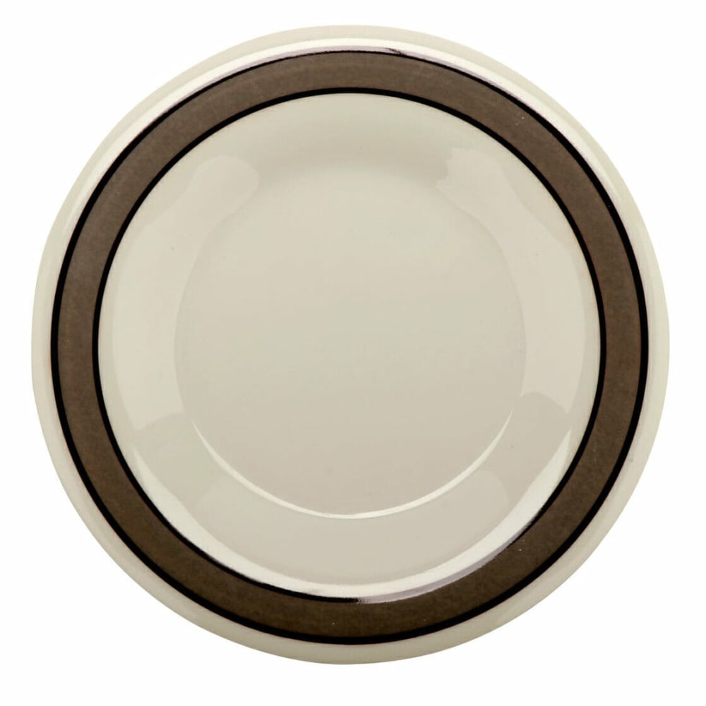 GET 6 1/2" Round Melamine Dessert Plate, White (WP-6-CA)