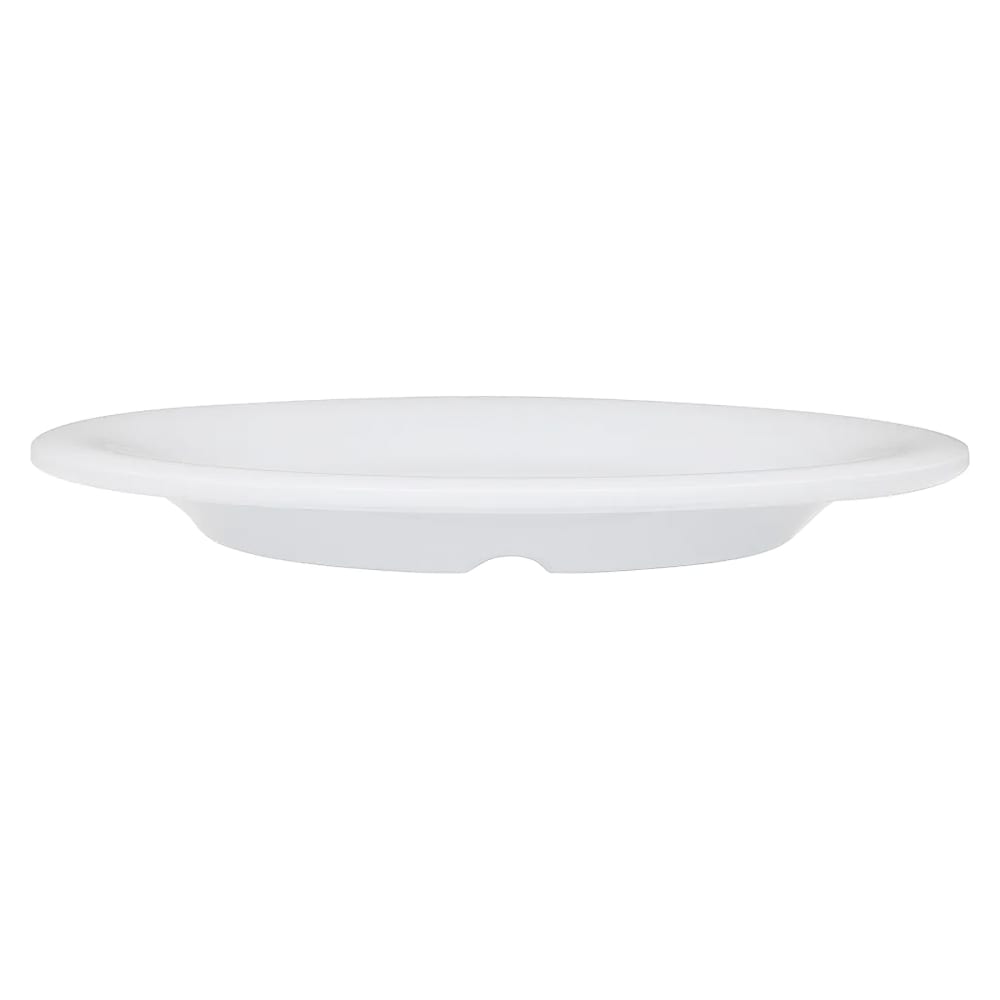 GET 6 1/2" Round Melamine Dessert Plate, White (WP-6-DW)