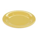 GET 6 1/2" Round Melamine Dessert Plate, Tropical Yellow (WP-6-TY) thumbnail 3