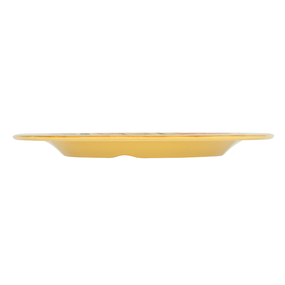 GET 6 1/2" Round Melamine Dessert Plate, Yellow (WP-6-VN)