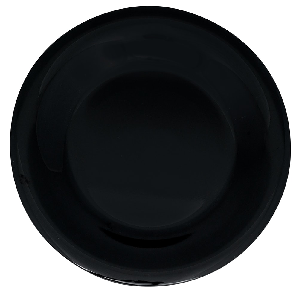 GET 7 1/2" Round Melamine Salad Plate, Black (WP-7-BK)
