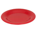 GET 7 1/2" Round Melamine Salad Plate, Cranberry (WP-7-CR) thumbnail 3