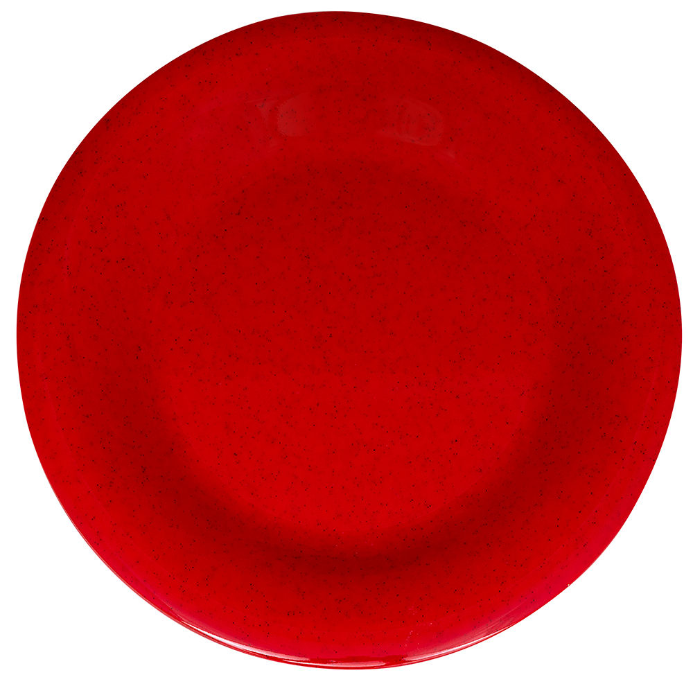 GET 7 1/2" Round Melamine Salad Plate, Red (WP-7-RSP)