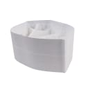 Rofson Disposable Overseas Cap - Paper, White (100-W) thumbnail 2