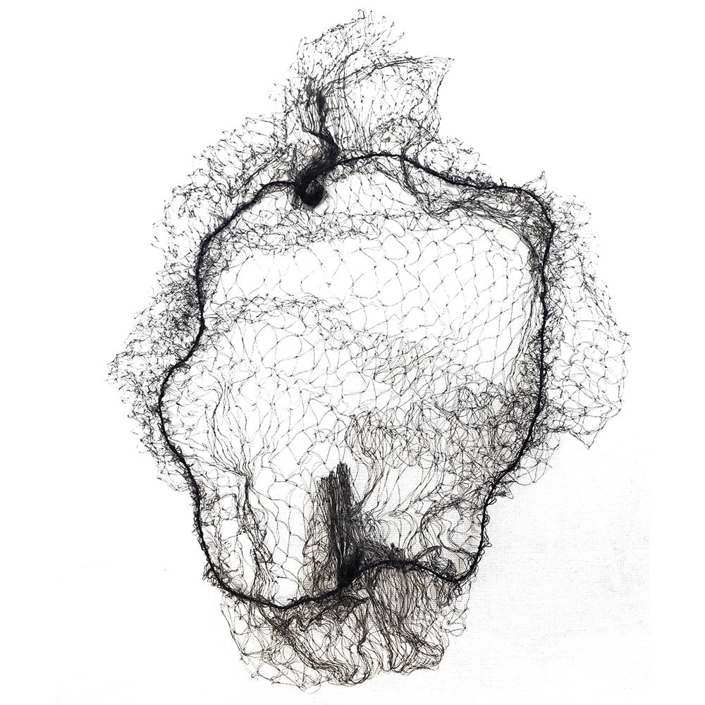 Rofson 22" Lightweight Hair Net - Nylon, Black (109I-22BLK)