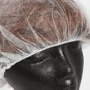 Rofson 24" Bouffant Hair Net - Poly, White (BC2400FP) thumbnail 5
