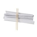 Rofson 9" Bamboo Chopsticks, White Wrapper (CSB9W) thumbnail 4