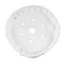 Rofson 9" Chef Hat - Paper, White (KCB9) thumbnail 2