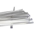 Rofson 4 1/2" Plastic Prism Pick, Clear (PRCLR45) thumbnail 3