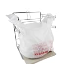 Rofson Printed HDPE Take Out Bag w/ Handles - 12" x 6 1/2" x 21", White/Red (TB1000) thumbnail 3