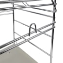 Rofson T Shirt Bag Rack, Metal w/ White Base (TBRACK) thumbnail 4