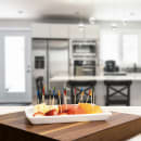 Rofson 4" Wood Club Frill Toothpick, Assorted Colors (TCF102) thumbnail 4