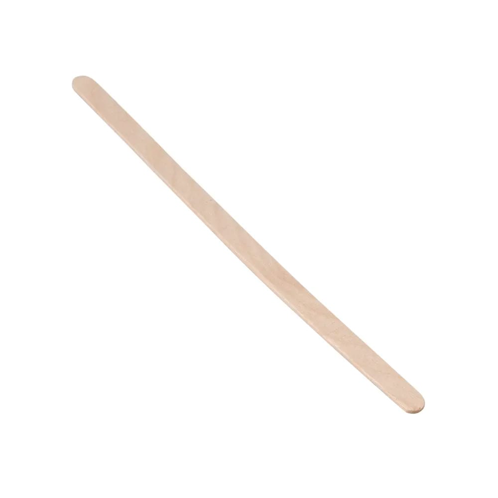 Rofson 5 1/2" Unwrapped Coffee Stirrers w/ Rounded Ends, Wood (WCS55RU)