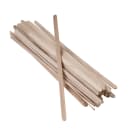 Rofson 7" Unwrapped Coffee Stirrers w/ Rounded Ends, Wood (WCS7RU) thumbnail 3