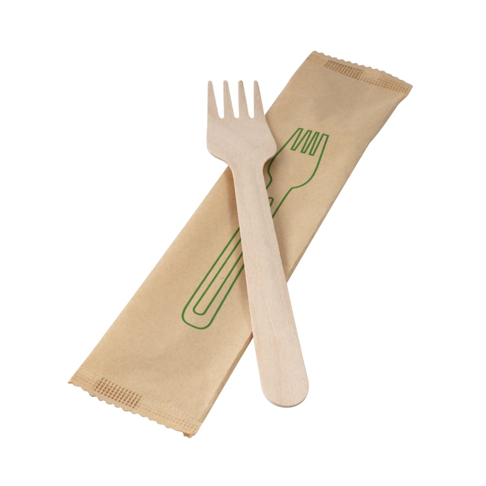 Rofson Disposable Fork, Wood (WFPW)
