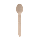 Rofson Disposable Spoon, Wood (WSPOON100) thumbnail 3