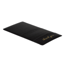Risch Single-Panel Check Presenter - 5" x 9", Vinyl, Black w/Gold "Thank You" (1000P BLACK) thumbnail 2
