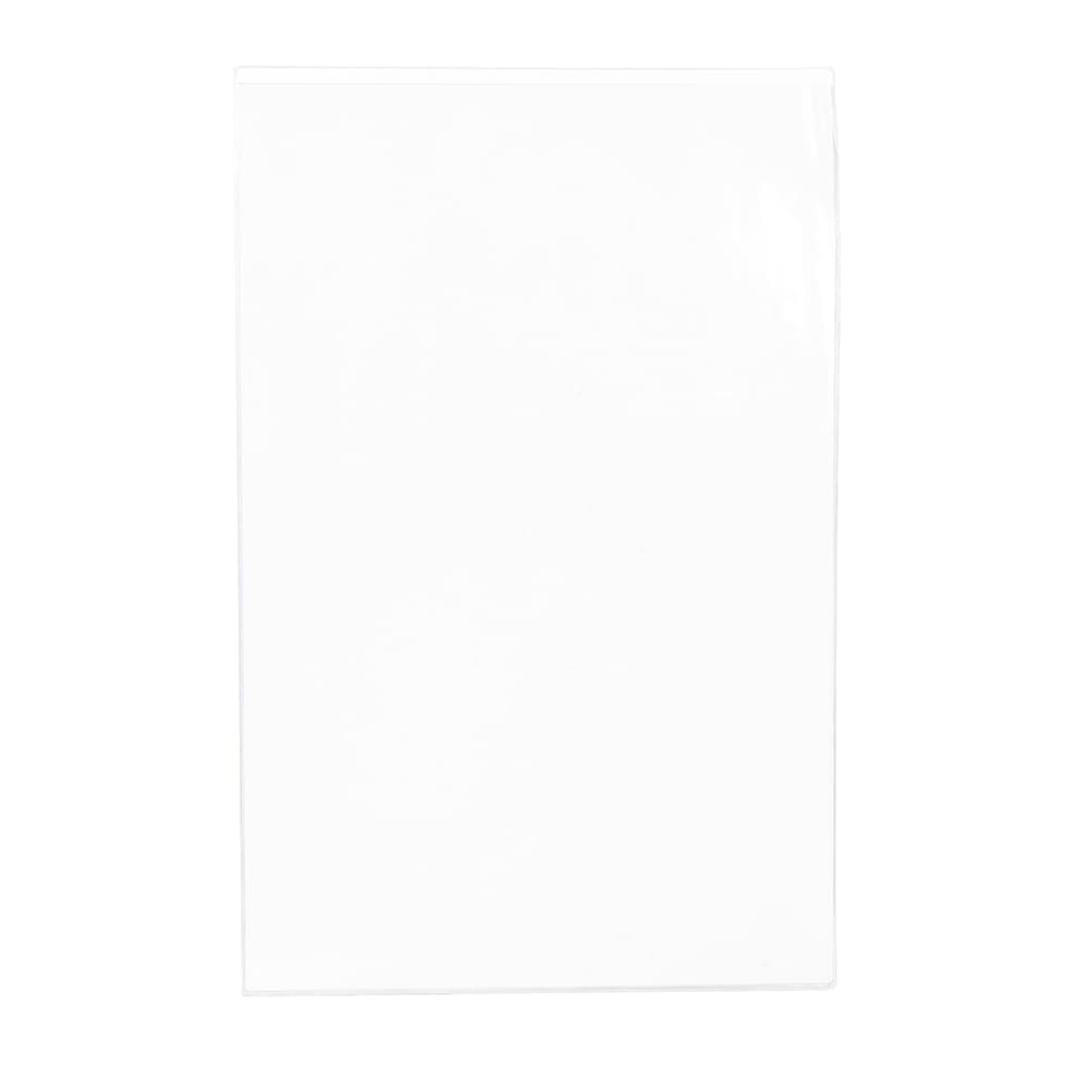Risch Single Pocket Vinyl Menu Cover, 11"W x 17"H, Clear (100 11X17)