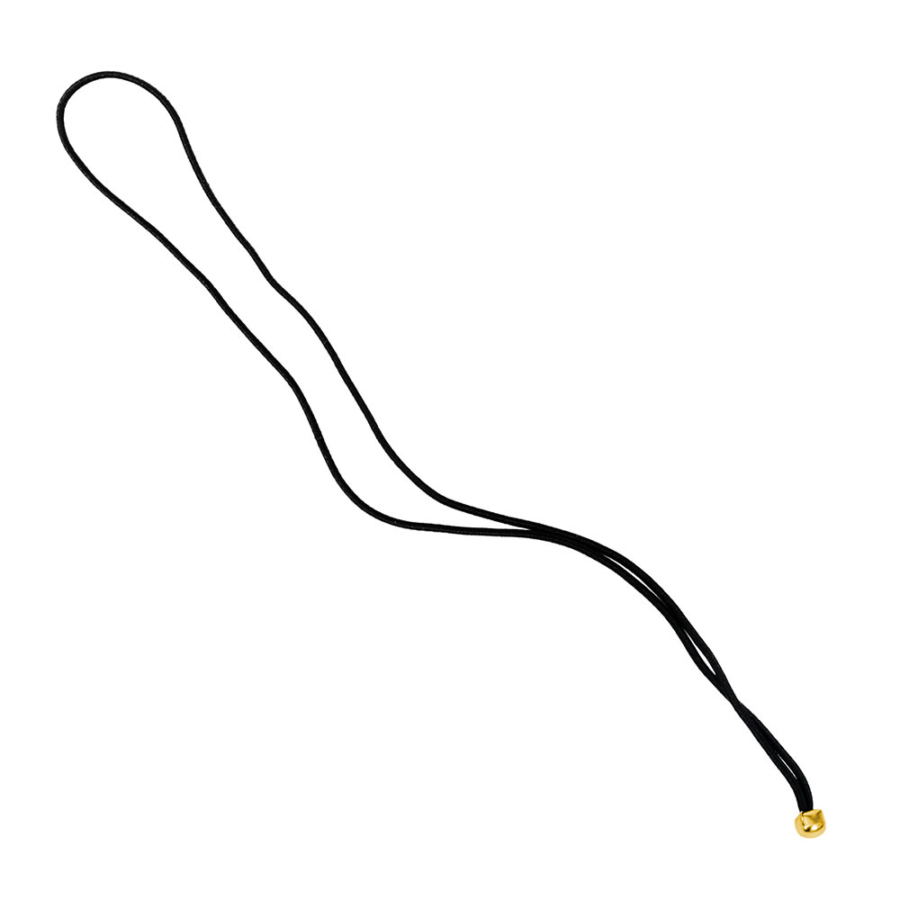 Risch 10" Elastic Loop w/ Ball, Black (10" BLACK BALL)