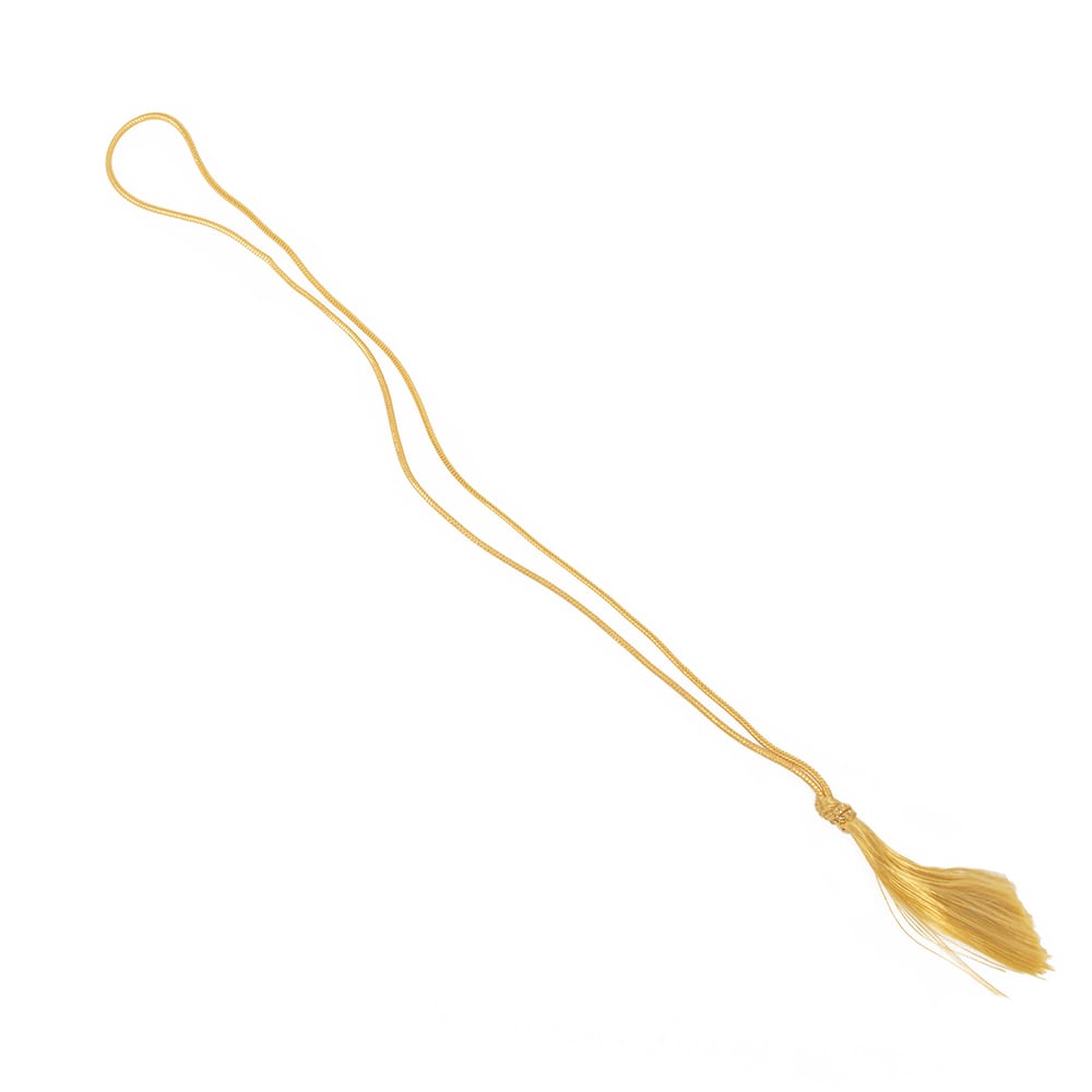 Risch 13" Elastic Loop w/ Rayon Tassel, Gold (13" GOLD TASSEL)