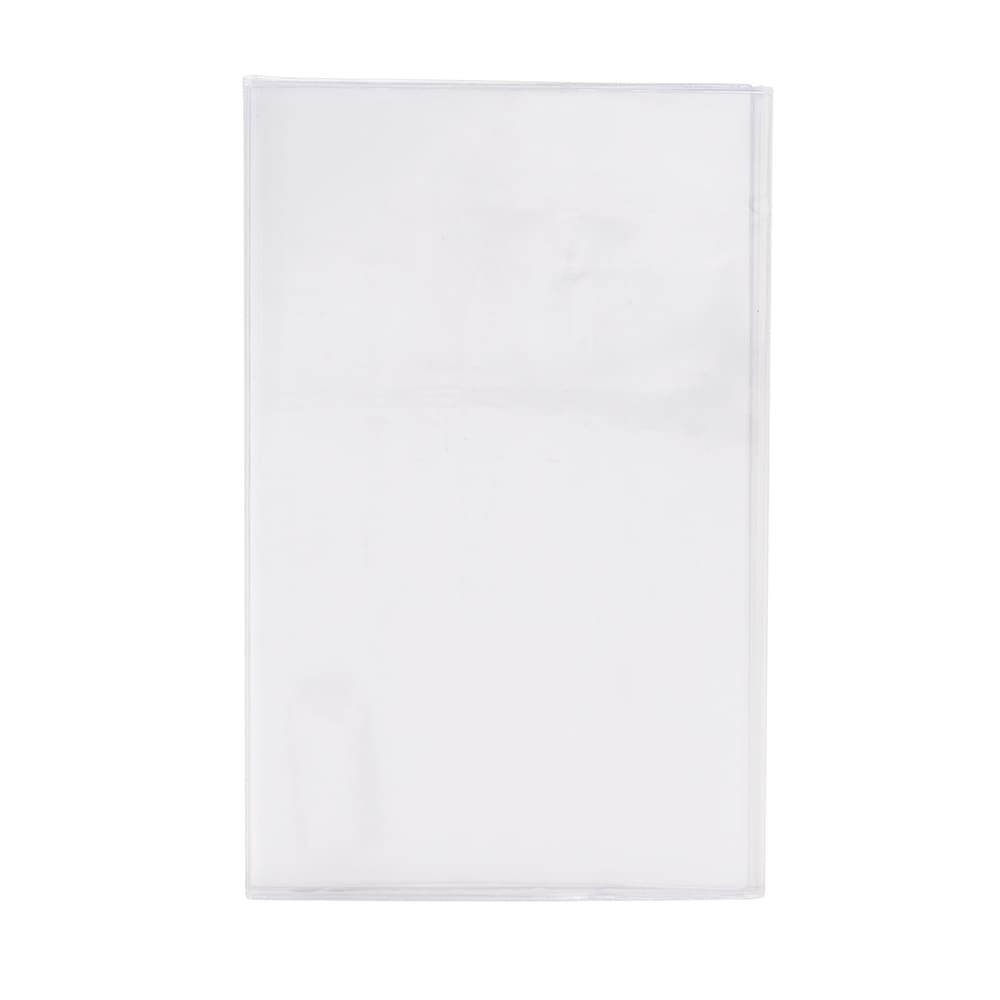 Risch Triple Pocket Vinyl Menu Cover, 8 1/2"W x 14"H, Clear (300 8.5X14)
