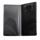 Risch Double-Panel Guest Check Holder - 5" x 9", Padded Vinyl, Black (5000PBLACKTHANKYOU) thumbnail 2