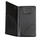Risch Double-Panel Guest Check Holder - 5" x 9", Padded Vinyl, Black (5000PBLACKTHANKYOU) thumbnail 3