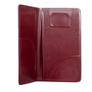 Risch Double-Panel Guest Check Holder - 5" x 9", Padded Vinyl, Wine (5000PWINETHANKYOU) thumbnail 3