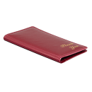 Risch Double-Panel Guest Check Holder - 5" x 9", Padded Vinyl, Wine (5000PWINETHANKYOU) thumbnail 5