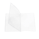 Risch Triple Pocket Vinyl Menu Cover, 5 1/2"W x 8 1/2"H, Clear (61 5.5x8.5) thumbnail 3