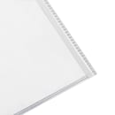 Risch Triple Pocket Vinyl Menu Cover, 5 1/2"W x 8 1/2"H, Clear (61 5.5x8.5) thumbnail 4