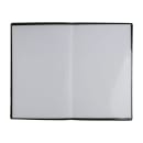 Risch Double Pocket Vinyl Menu Cover - 5 1/2" x 8 1/2",  Midnight Black (700 5.5X8.5) thumbnail 2