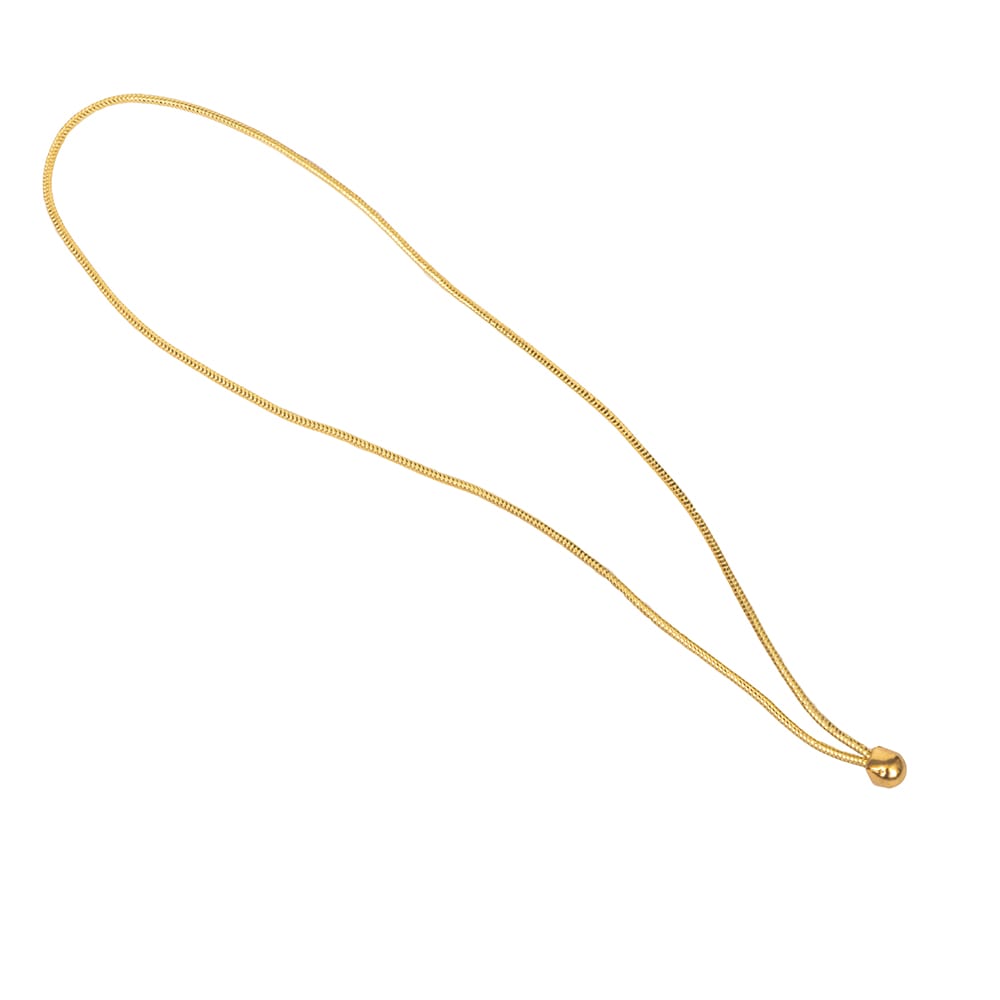 Risch 8" Elastic Loop w/ Ball, Gold (8" GOLD BALL)