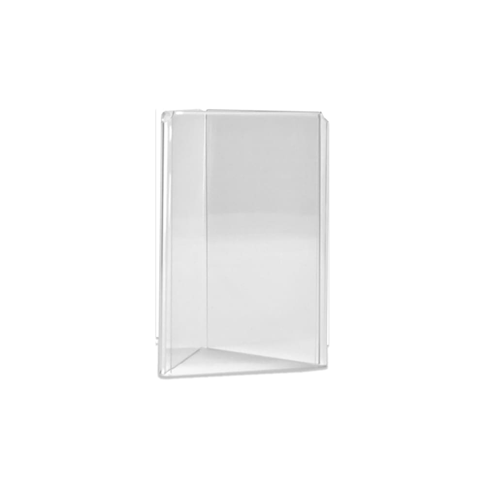 Risch Triple Sided Tabletop Menu Card Holder - 4" x 6", Acrylic, Clear (AF 4X6 3SIDED)