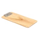 Risch Country Clipboard Check Presenter - 4 1/2" x 9", Oak Wood (COUNTRYBOARD-CHECK4.5X9OAK) thumbnail 3