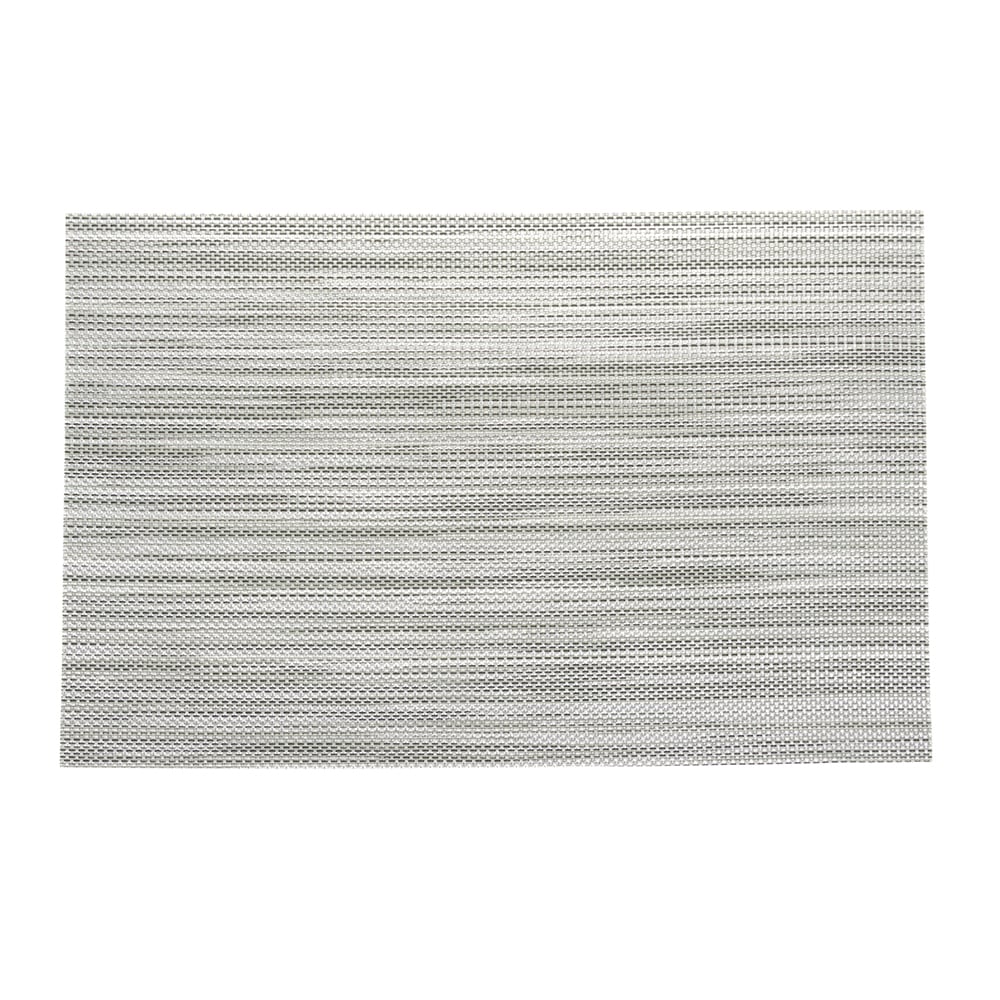Risch Rectangular Woven Vinyl Placemat - 16" x 12", Smokey Quartz (GA-2016)