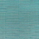 Risch Rectangular Woven Vinyl Placemat - 16" x 12", Aqua (GA-7002) thumbnail 3