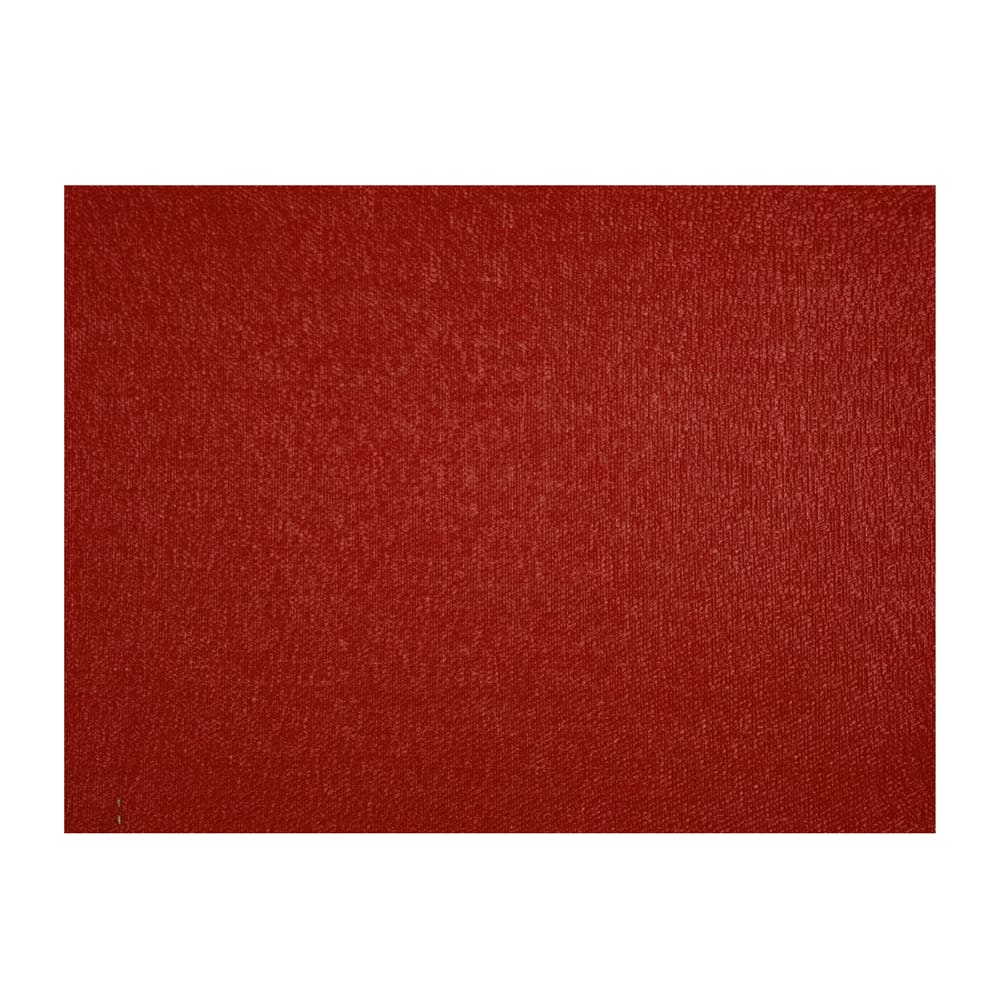 Risch Rectangular Woven Vinyl Placemat - 16" x 12", Ruby (GA-8003)